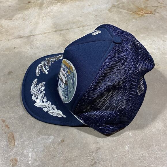 Vintage STS NASA Space Shuttle SnapBack Trucker Hat Quality Caps By George - Picture 2 of 8